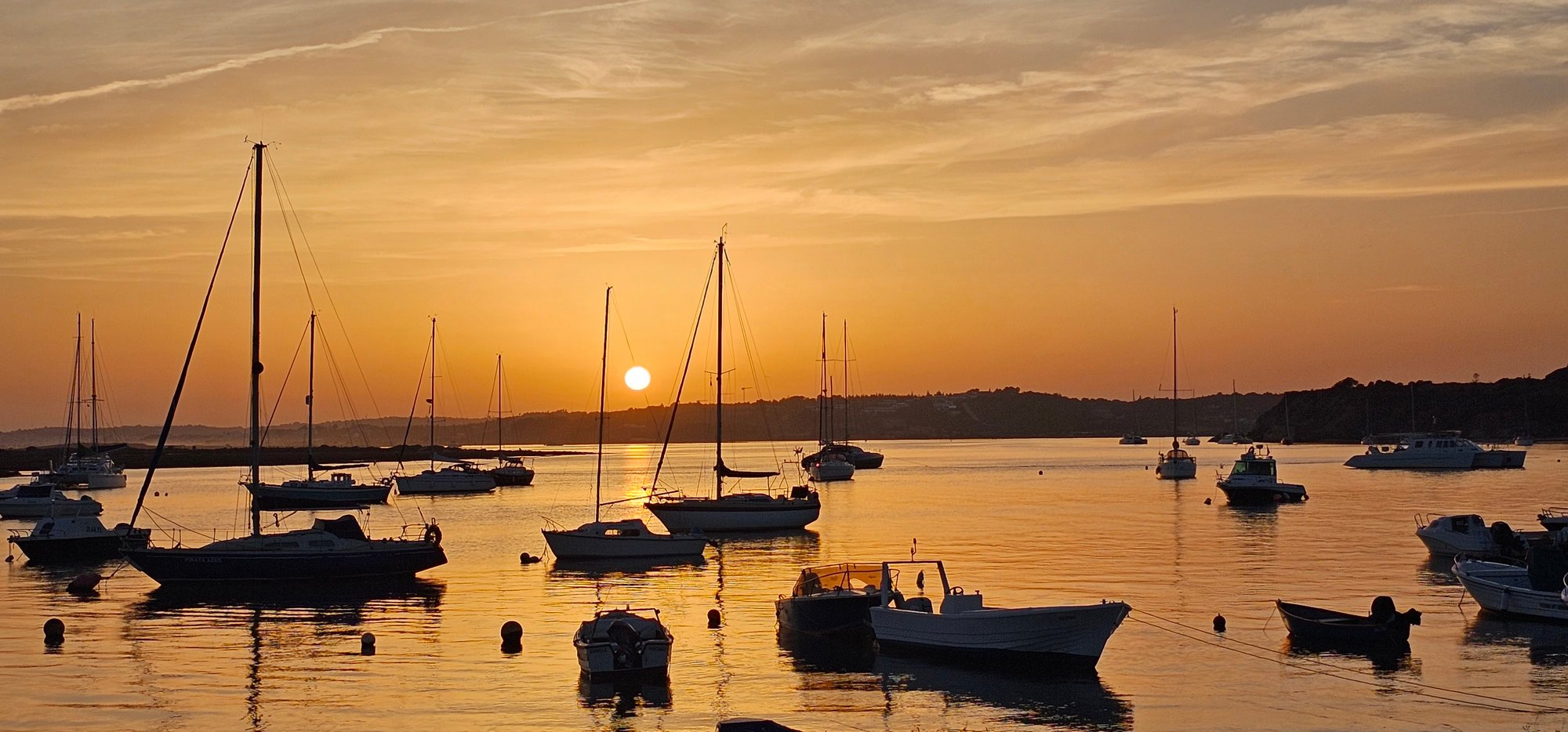 Alvor boats sunset[10]